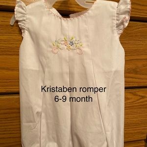 Kristaben Romper New without Tags